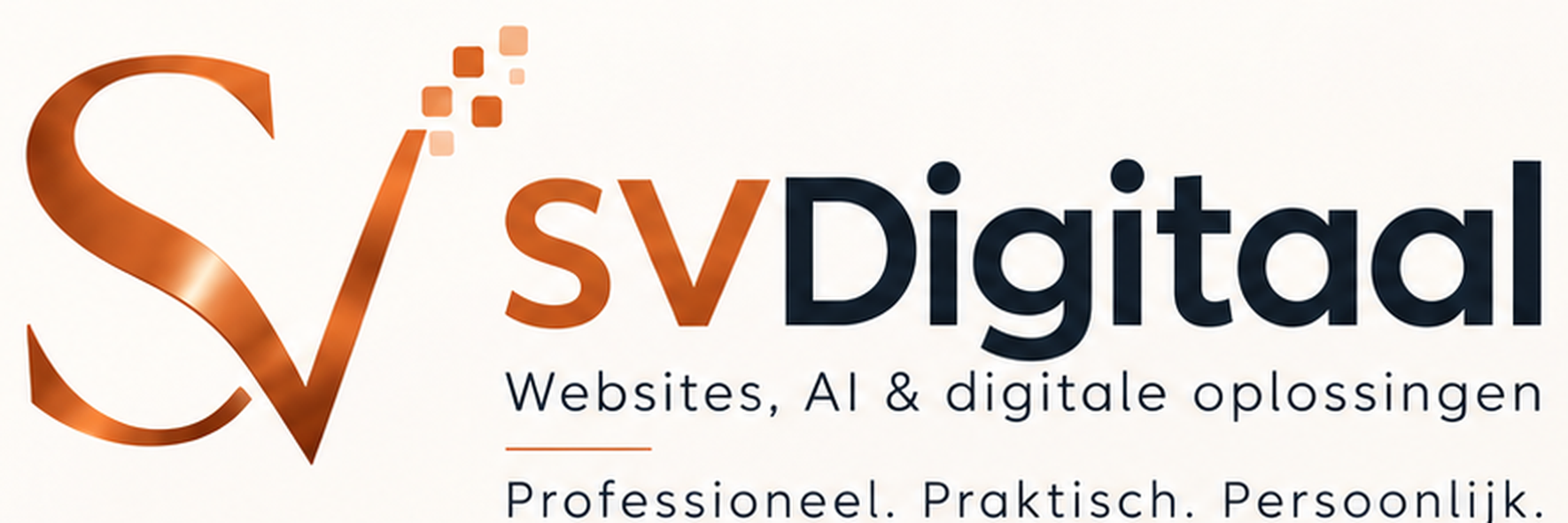 SVDigitaal — Websites, AI & digitale oplossingen. Professioneel. Praktisch. Persoonlijk.